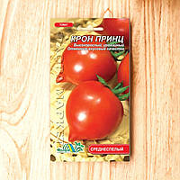 Томат Крон принц круглий з носиком, червоний високорослий середньостиглий, насіння 0.1 г