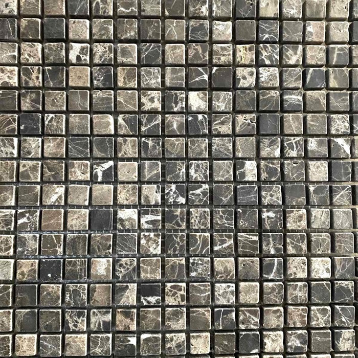 Коричневая мозаика для стен из натурального мрамора Vivacer SPT023 - фото 1 - id-p313087150