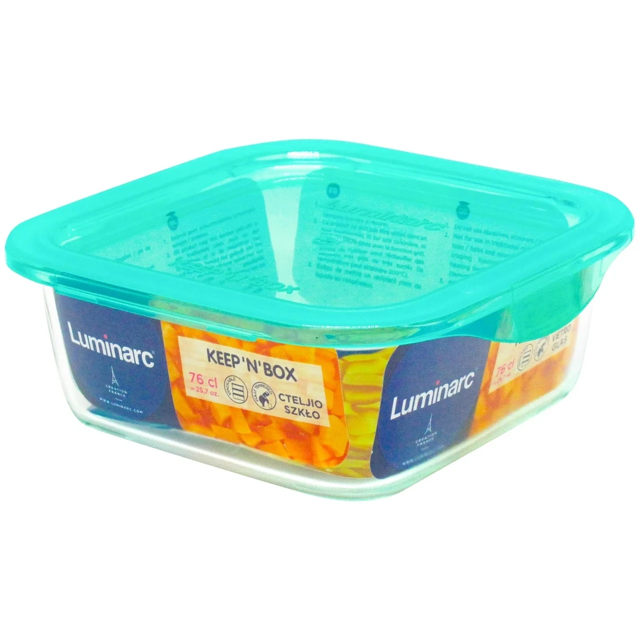 Контейнер квадратний 760 млluminarc контейнер скляний Luminarc Keep'n Box 5521P, фото 1