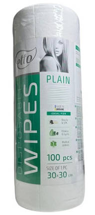 Салветки 30*30 ЕТТО 100 шт гладкі, фото 1