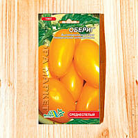 Томат Оберег ранний, желтый, удлиненный, семена 0.1 г