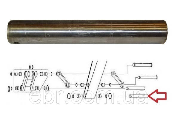 3104742, 3079232, 3060445 Палець d=110, l=680/710mm кріплення тяги та ковша HITACHI