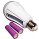 Світлодіодна автономна лампа акумуляторна Led Bulb 2x18650 цоколь E27, фото 2