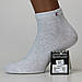 Шкарпетки чоловічі короткі демісезонні Житомир 27-29 розмір (41-44 взуття) спортивні світло-сірий, фото 4