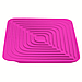 Килимок для сушіння посуду 41х35 см фуксія, фото 4