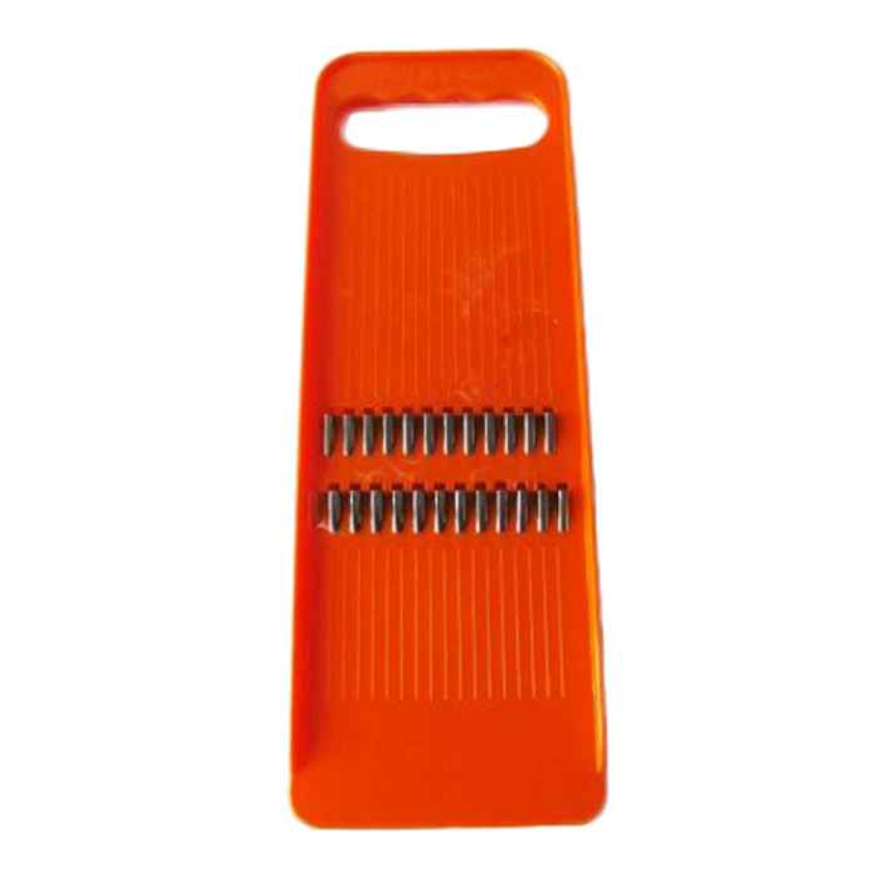 Терка для корейської моркви пластикова 10х29см жовтогаряча, фото 1