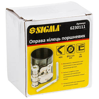Обтискач поршневих кілець Ø53-125 мм Н 75 мм SIGMA (6230111), фото 4