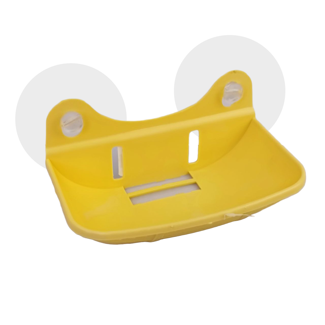 Мильниця на присосках Мала 9х13,5х7 см жовтий, фото 1