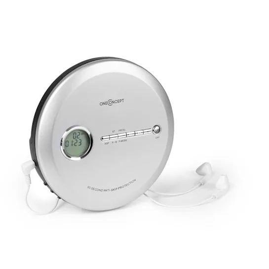 Портативний CD-програвач OneConcept CDC 100 BT MP3-CD РК-дисплей Німеччина