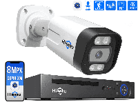 Комплект видеонаблюдения 1 IP камера Hiseeu POE 8Мп