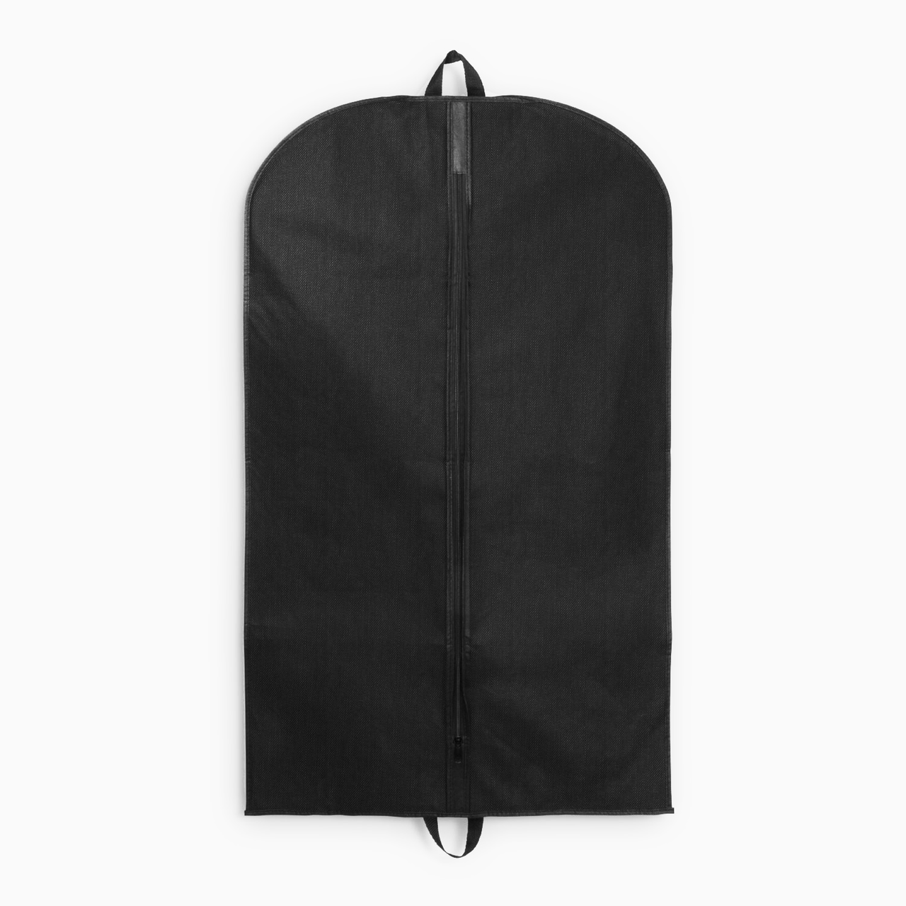 Чохол для зберігання довгого одягу 60х180 см із повітропроникної тканини "спанбонд", дві ручки, колір чорний, фото 1