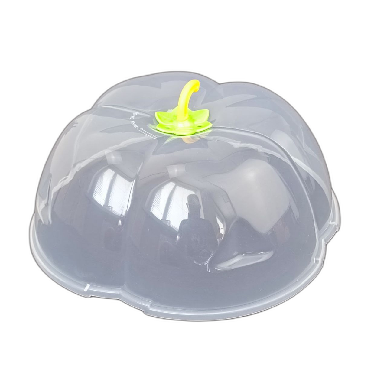 Кришка для НВЧ-печі 250 мм у формі гарбуза з клапаном, фото 1