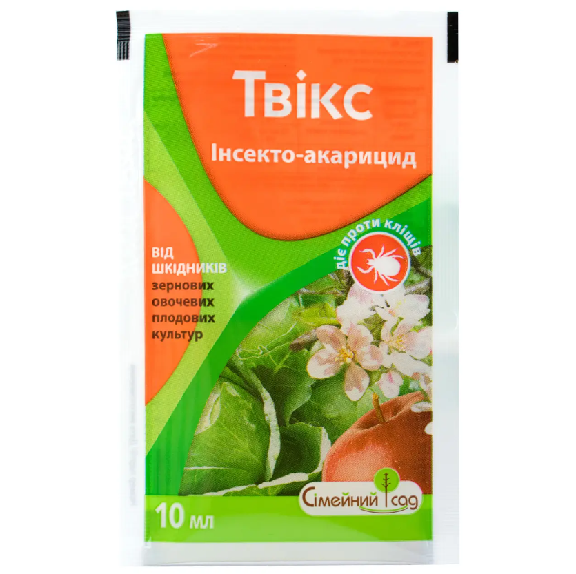 Акарицид Твікс 10 мл Сімейний Сад (від кліщів), фото 1