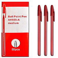 Ручка шариковая Ball Point Pen 555 красная