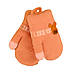 Рукавиці дитячі Альпака з хутром Nicho 2-3 роки осінь-зима абрикосовий, фото 7