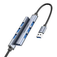 Мини-хаб USB 3.0 на USB 3.0 и 3*2.0 Vention CKOHB 0,15 м