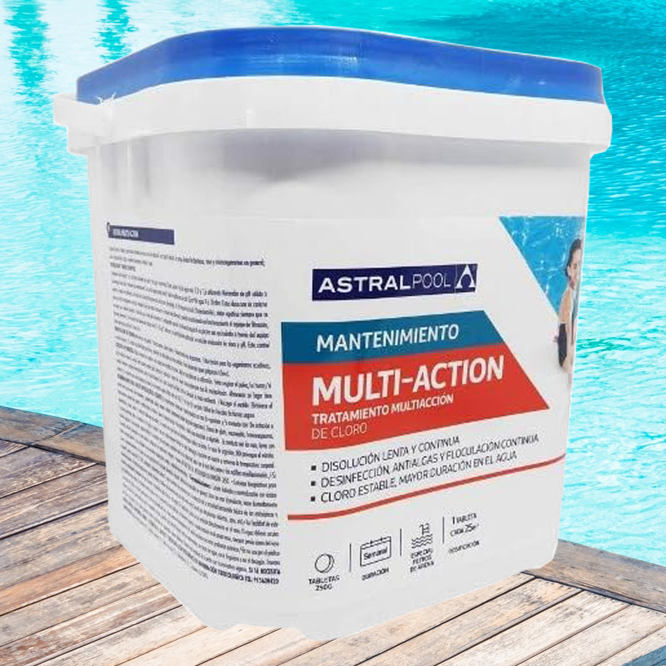 AstralPool Multiaction Slow Tablets мульти-таблетки (5 кг), фото 1