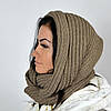 Снуд в'язаний "Норд", (Капучіно), фото 3