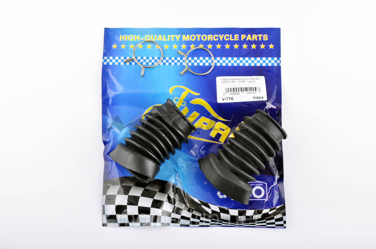 Гофри передньої вилки (пара) L — 80 mm, d — 27 mm, D —45 mm на скутер Yamaha JOG 50 3KJ "KOMATCU" (диск)