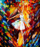 Антистресс Dankotoys картина по номерам Яркий балет 40 х 50 см Разноцвет Art26587