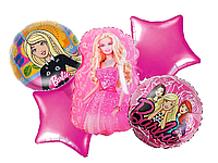 Набор фольгированых шаров Барби