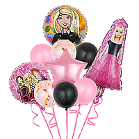 Набор фольгированых шаров Барби