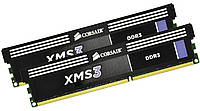 Оперативная память б/у DDR3 8GB (2x4gb kit) Corsair XMS3 CMX8GX3M2A1600C9 PC3-12800 Гарантия!