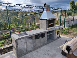 Комплект з 4 секцій «Гарден шеф», з нержавіючими фасадами.