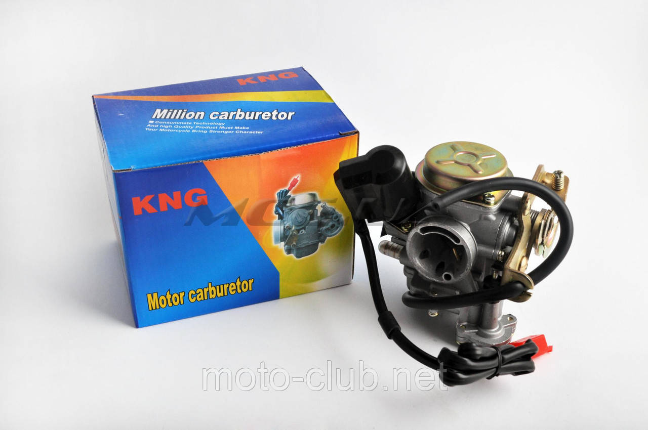 Карбюратор на скутер 4T GY6 80"KNG (blue box)