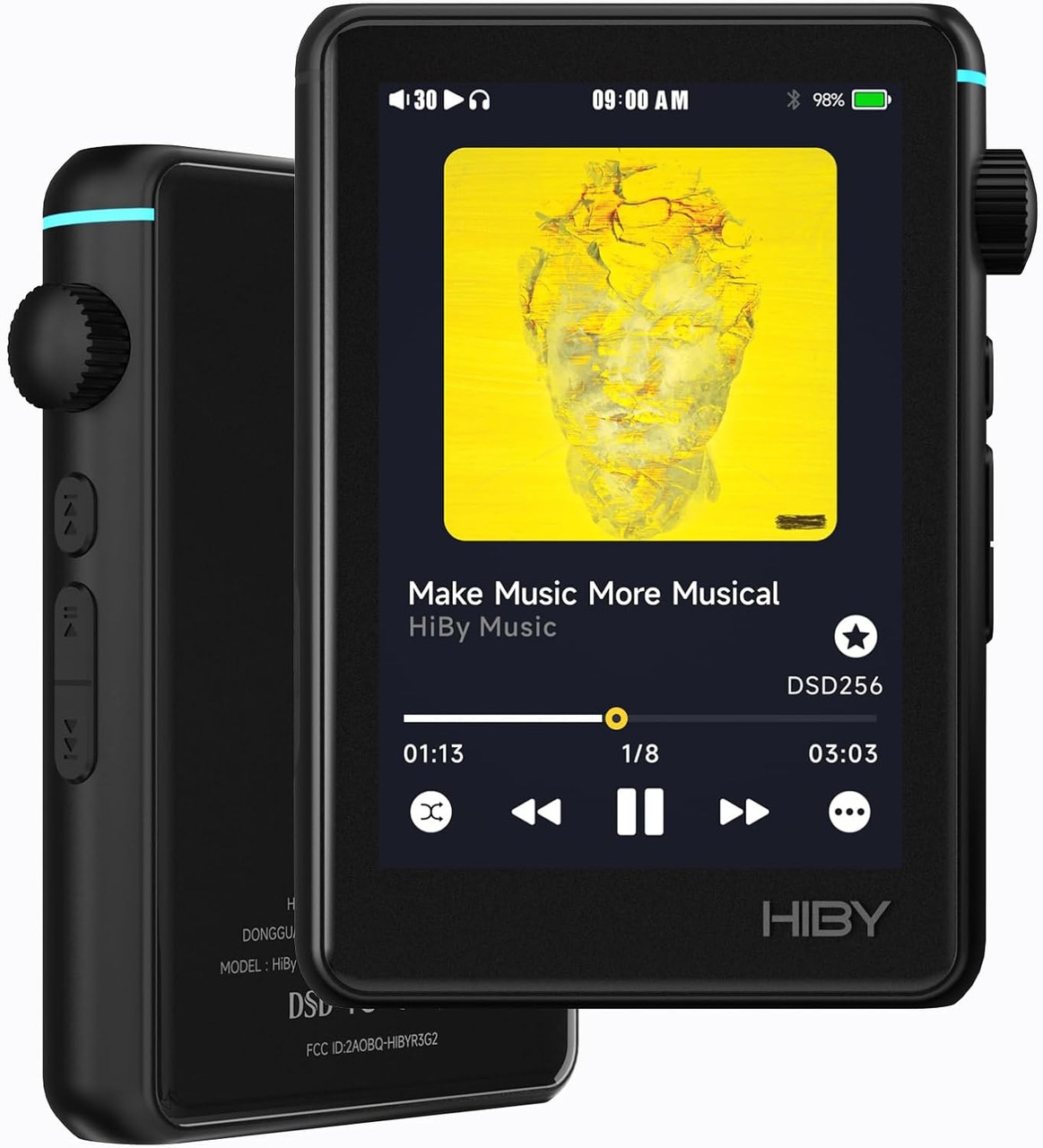 ⇒ Hiby R3 II (Gen 2) (Black) - аудіо hi-res плеєр на ESS ES9219C 384kHz DSD256, MQA, LDAC, aptX