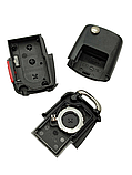 Корпус ключа 3 кнопки Volkswagen Tiguan Jetta Passat Touran Touareg, фото 4