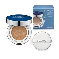 ВВ кушон Klavuu Blue Pearlsation High Coverage Marine Collagen Aqua Cushion 23 натуральний беж (+ дод. рефейл)