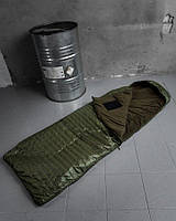 Тактический спальный мешок оксфорд олива Турестический спальник на холофайбере олива 220х 80 см