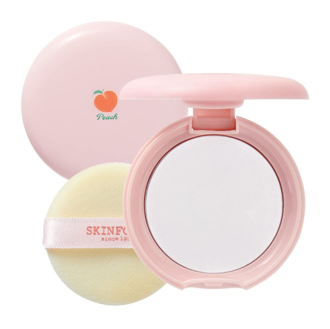 Прозора компактна пудра для обличчя Skinfood Peach Cotton Pore Blur Pact 4 г