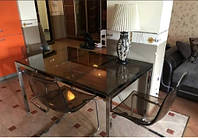 Мягкое стекло Силиконовая скатерть на стол Soft Glass Защита для мебели 1.1х1.0 м (Толщина 1.5мм) «D-s»