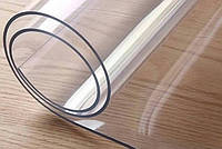 Мягкое стекло Прозрачная силиконовая скатерть на стол Soft Glass Защита для мебели 3.1х1.0 м Толщина 1.5мм
