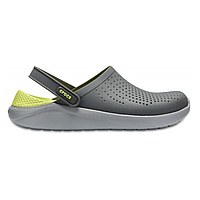 Crocs LiteRide Grey LightGreen оригинальные, Кроксы Лайтрай Серий оригинал + коробка