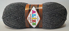 Нитки пряжа для в'язання напіввовна LANA GOLD FINE Лана Голд Файн № 182 - ср.серий меланж