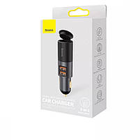 Автомобільний зарядний пристрій Baseus Share Together with Cigarette Port 2USB 120W, фото 11