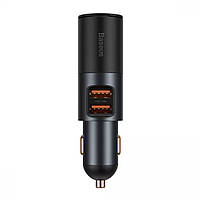 Автомобільний зарядний пристрій Baseus Share Together with Cigarette Port 2USB 120W, фото 10