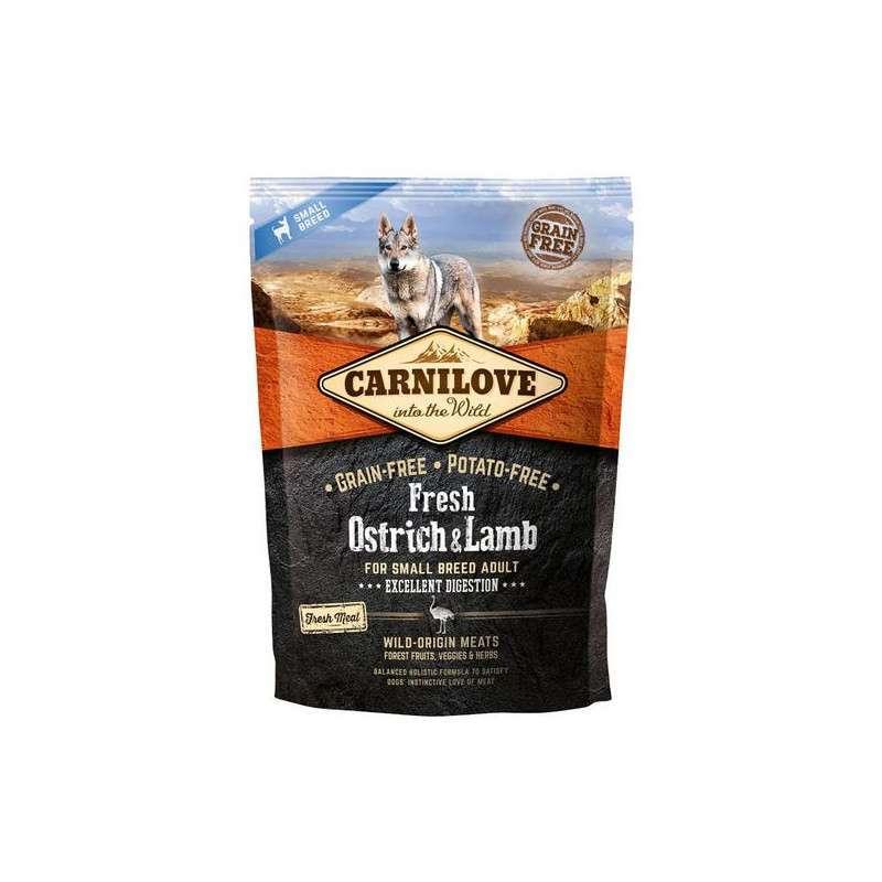 Carnilove Fresh Ostrich and Lamb for Small Breed Dogs 1,5 kg (д/собак малих порід страус і ягня)