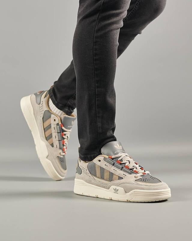Мужские кроссовки Adidas Originals ADI2000 Grey Olive Red (Серые ...