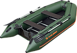 Човен «КОЛІБРІ» КM-330D + Пайол Фанерний зі стрингерами Хакі, фото 6