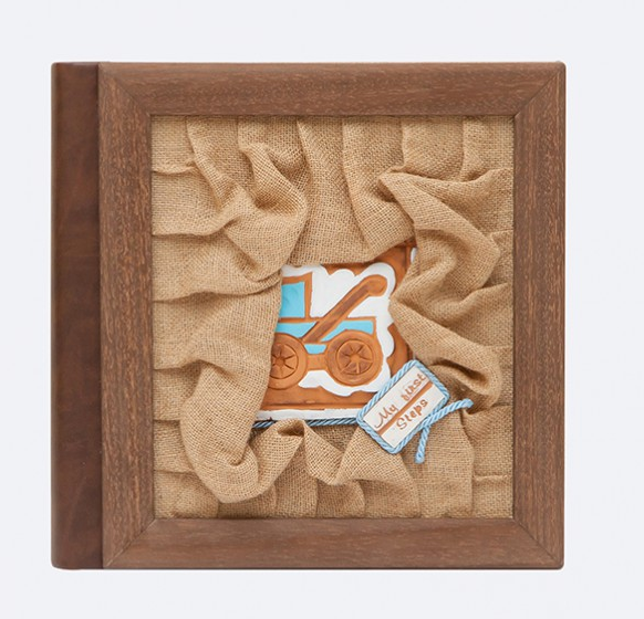 Фотоальбом дитячий "Balocco" шкіряний ручної роботи з дизайнерськими листами від італійського бренду Nobili, фото 1