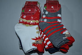 Шкарпетки новорічні Aura.Via для немовлят 0-12/12-24