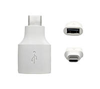 OTG переходник USB-A / USB-С для Type-С - White