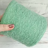 Пряжа Альпака 20% Акрил 45% Нейлон 35%, салатовий, фото 2