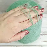 Пряжа Альпака 20% Акрил 45% Нейлон 35%, салатовий, фото 4