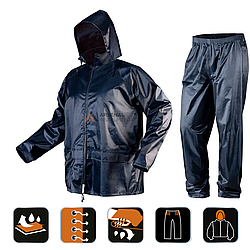 Костюм дощовик куртка та штани розмір XL Neo Tools (81-800-XL)