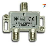 Разветвитель антенный на 2 телевизора Splitter 2way 5-1000MHz